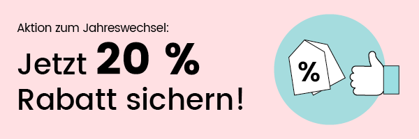 Jahresend-Aktion: Jetzt 20 % Rabatt sichern!